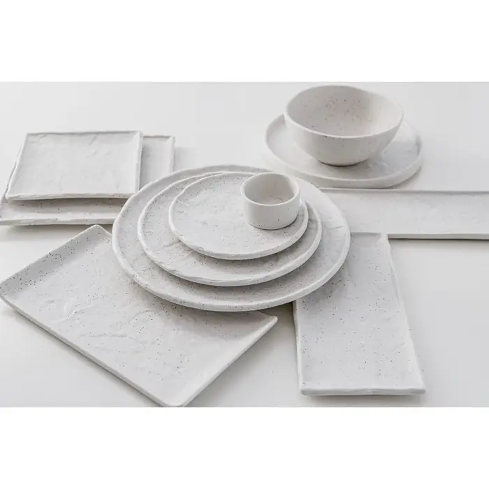 Блюдо для подачи Magistro Slate, 27.5&times;27.5 см, фарфор, белое