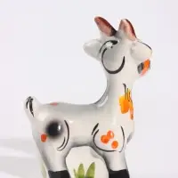 Фигурка фарфоровая &laquo;Коза Ляля&raquo;, гжель, 9&times;7&times;5 см, МИКС