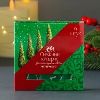 Набор чайных свечей ароматических "Снежный кипарис" 9 штук Набор чайных свечей ароматических "Снежный кипарис" 9 штук