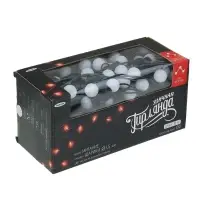 Гирлянда &laquo;Нить&raquo; 10 м с насадками &laquo;Шарики 1.5 см&raquo;, IP44, тёмная нить, 100 LED, свечение белое, 8 режимов, 220 В