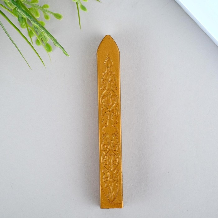 Сургуч для печати  Сургуч для печати "Тёмное золото" набор 5 шт 9х1х1 см