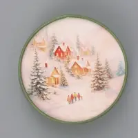 Коробка подарочная круглая &laquo;Счастья в Новом году&raquo;, 12&times;16 см