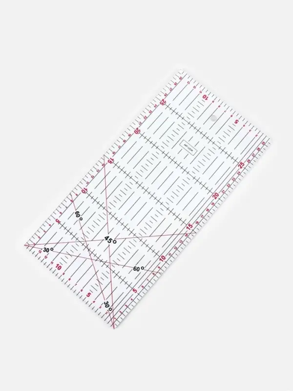 Линейка для квилтинга и пэчворка, 30&times;15 см, s=3 мм, МИКС