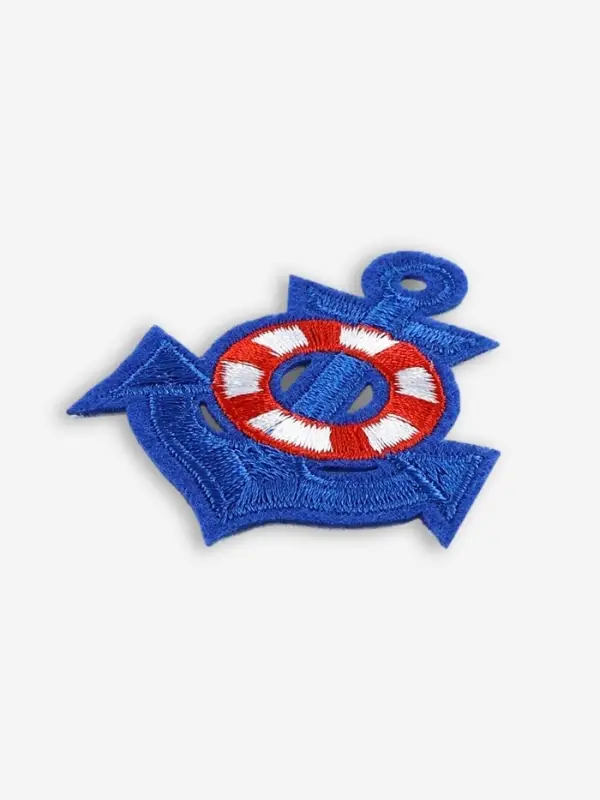 Термоаппликация «Якорь», 6×5 см, синяя Термоаппликация «Якорь», 6×5 см, синяя