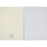 Тетрадь общая Attache,80л,клет,А4,спир,обл.мел.карт