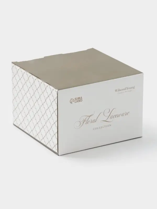 Чайная пара WY Floral Laceware, 2 предмета: чашка 300 мл, блюдце d=15 см, фарфор, белая, серая Чайная пара WY Floral Laceware, 2 предмета: чашка 300 мл, блюдце d=15 см, фарфор, белая, серая