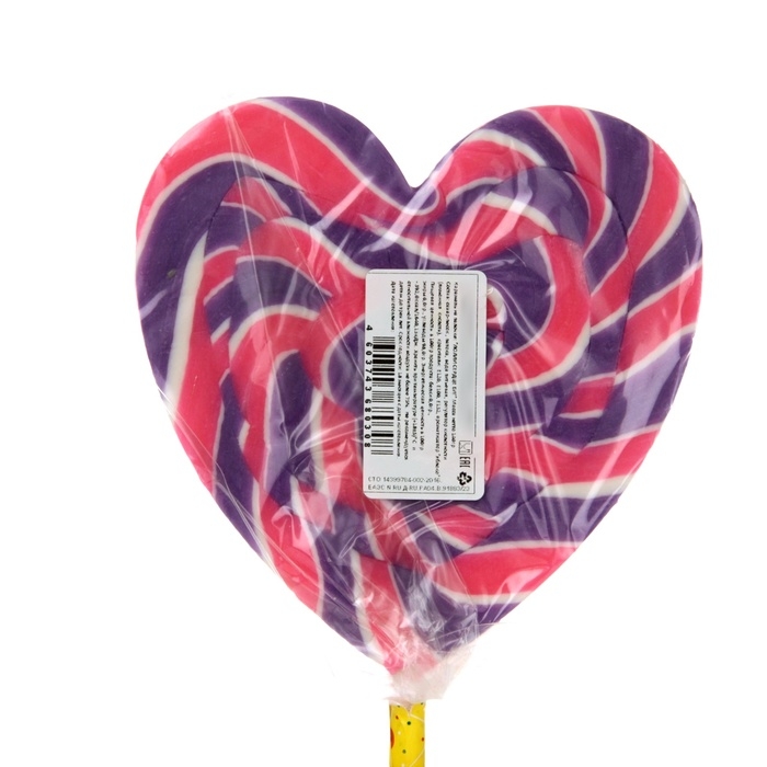 Карамель на палочке «Лолли Сердце Биг», микс 140 г Карамель на палочке «Лолли Сердце Биг», микс 140 г