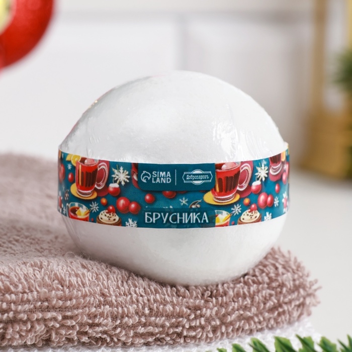 Новый год Набор бомбочек 3 шт Новый год Набор бомбочек 3 шт "Ванильное мороженное, Брусника, Горячий шоколад"