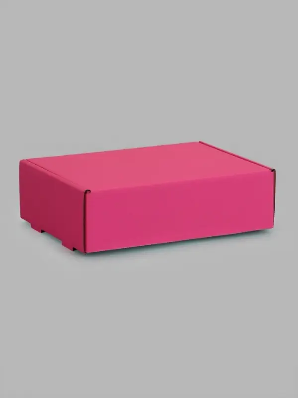 Коробка самосборная, розовая, 31 х 22 х 9,5 см