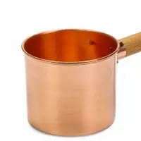 Ковш - черпак для бани и сауны, 400 мл, медь, деревянная ручка