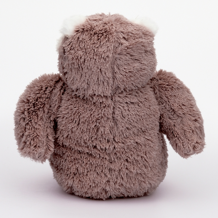 Мягкая игрушка «Сова», 20 см, цвет светло-серый Мягкая игрушка «Сова», 20 см, цвет светло-серый