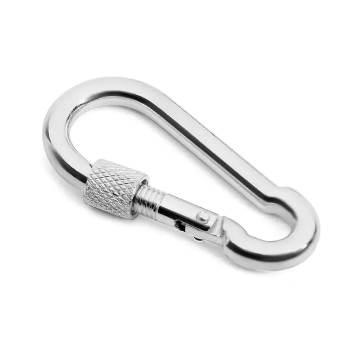 Карабин монтажный с фиксатором ТУНДРА krep, DIN5299D, 6×60 мм, оцинкованный, 1 шт. Карабин монтажный с фиксатором ТУНДРА krep, DIN5299D, 6×60 мм, оцинкованный, 1 шт.