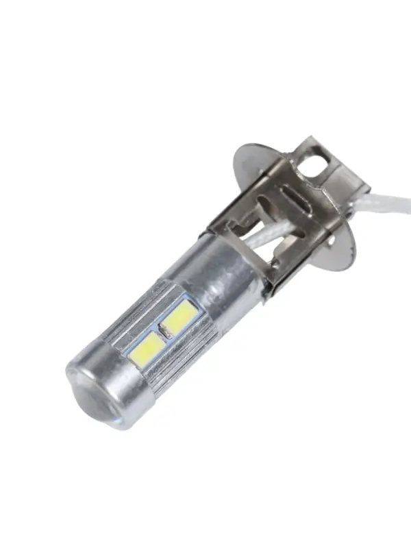 Автомобильная лампа, светодиодная, H3, 12 В, 13 SMd=5050, 2 шт., белый