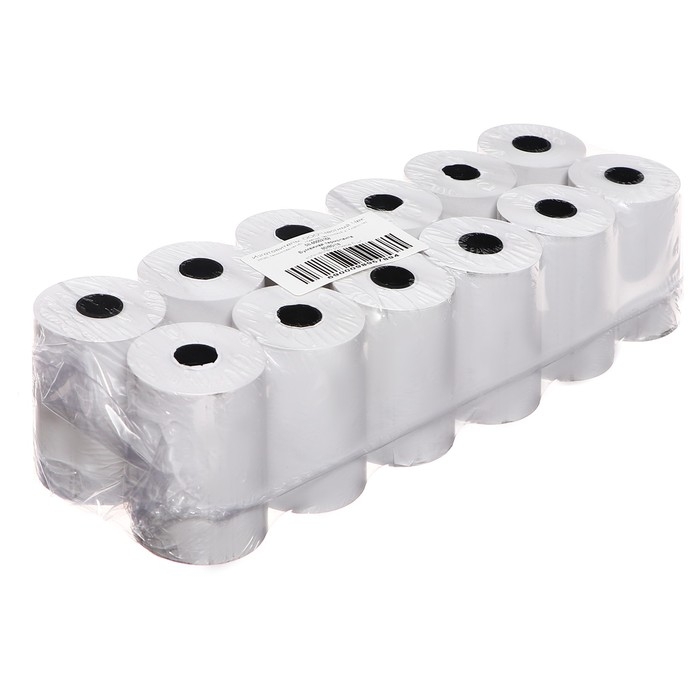 Набор чековой ленты термо 57мм 25м 57х12х25, 48г/м2, 12 штук Набор чековой ленты термо 57мм 25м 57х12х25, 48г/м2, 12 штук