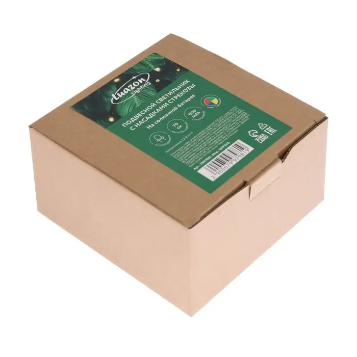 Садовый светильник &laquo;Стрекозы&raquo;, уличный, на солнечной батарее, 6 LED, свечение мульти