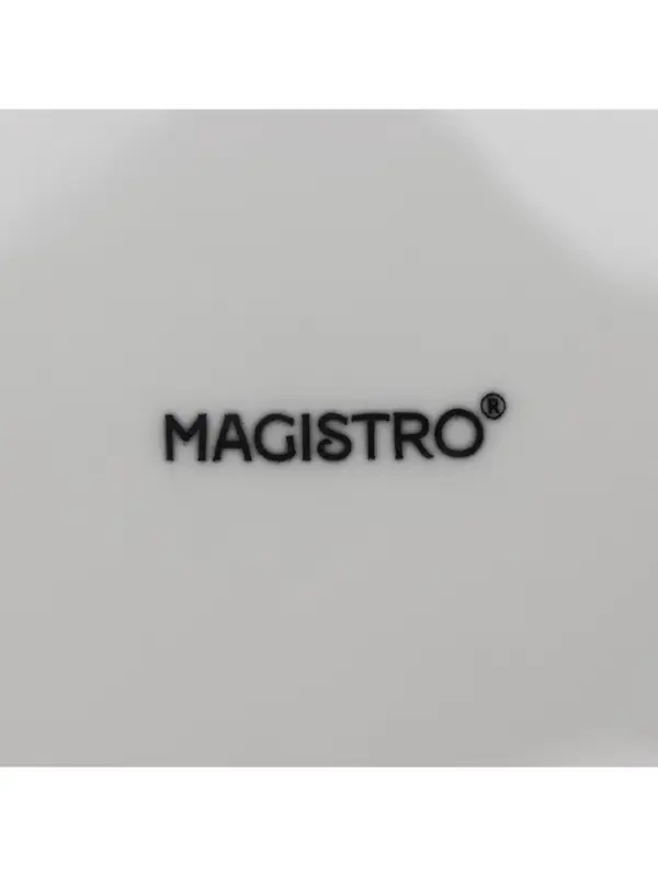 Тарелки глубокие Magistro Basic bistro, 450 мл, d=15.5 см, набор 6 шт., фарфор, белые