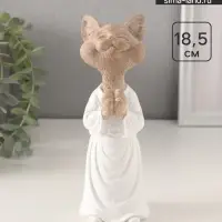 Фигурка полистоун &laquo;Кот-мастер карате&raquo;, 6.5&times;6.5&times;18.5 см
