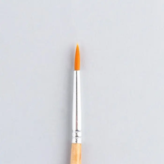 Кисть для рисования Синтетика круглая №00 (диаметр обоймы 2 мм; длина ворса 10 мм) Кисть для рисования Синтетика круглая №00 (диаметр обоймы 2 мм; длина ворса 10 мм)