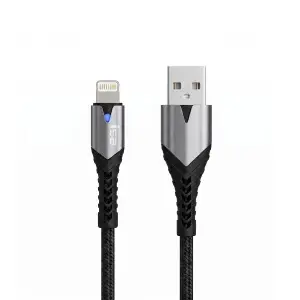 Кабель USB на Lightning 1.2m 2А S23 ISA черный