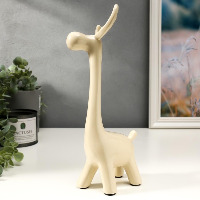 Сувенир керамика  Сувенир керамика "Лосик с детками" матовый набор 3 шт h=14; 17; 28 см