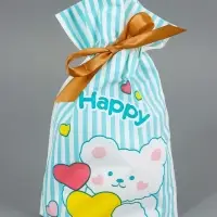 Пакет полиэтиленовый подарочный с лентой, "Счастье", 13 х 23 см Пакет полиэтиленовый подарочный с лентой, "Счастье", 13 х 23 см