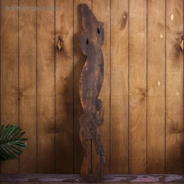 Панно настенное  Панно настенное "Геккон узоры" 14х1х100 см