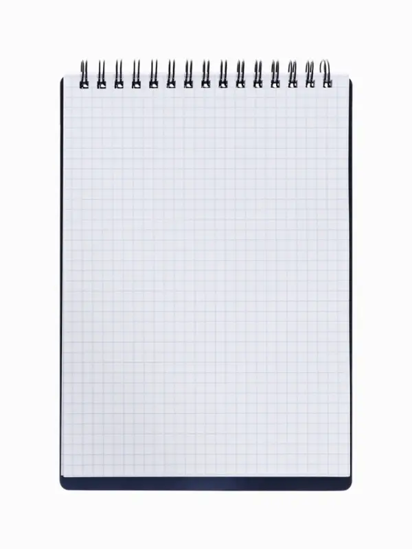 Блокнот А5 60 листов на гребне, BG, обложка пластик, тиснение фольгой, синий