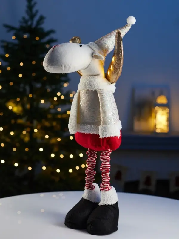 Фигура текстиль «Лосик» 55-84 см, телеск-е ножки, 1LED,AG10x3 (в компл.), Т/БЕЛЫЙ Фигура текстиль «Лосик» 55-84 см, телеск-е ножки, 1LED,AG10x3 (в компл.), Т/БЕЛЫЙ