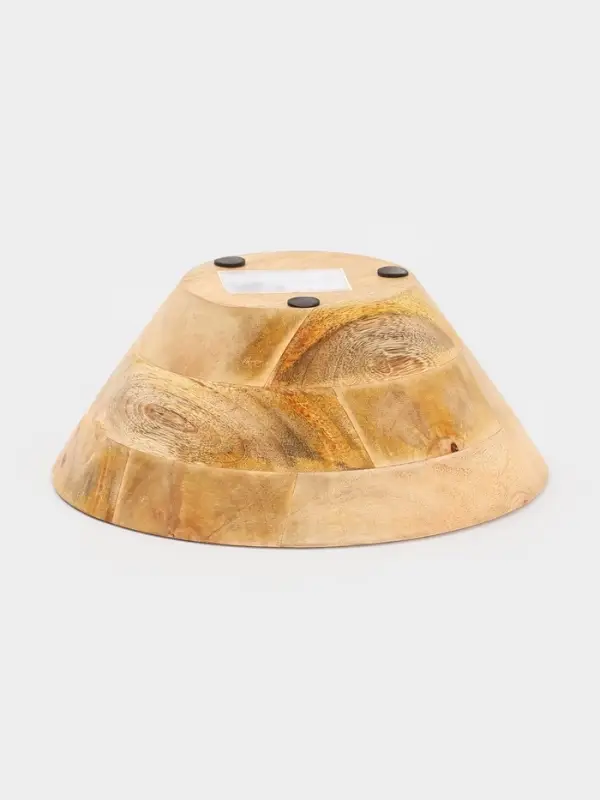 Салатник &laquo;Оттенки сирени&raquo;, 25&times;25&times;10 см, дерево манго