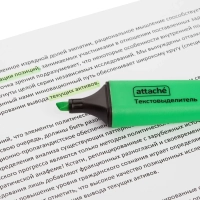 Маркер текстовыделитель Attache Colored 1-5мм зеленый