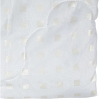 Одеяло Luscan 140х205 стеган, 350гр/м2 (иск. леб. пух/тик ПЭ), бел. шашечки