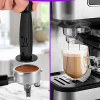 Кофейная станция кофеварка рожковая капельная КТ-7524 1800Вт