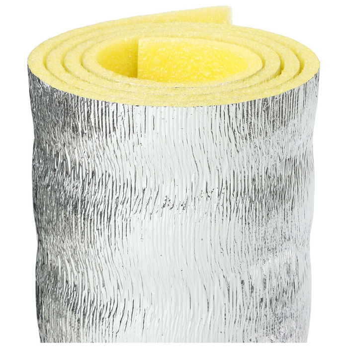 Коврик туристический maclay, с фольгой, 180х60х1 см, цвет жёлтый Коврик туристический maclay, с фольгой, 180х60х1 см, цвет жёлтый