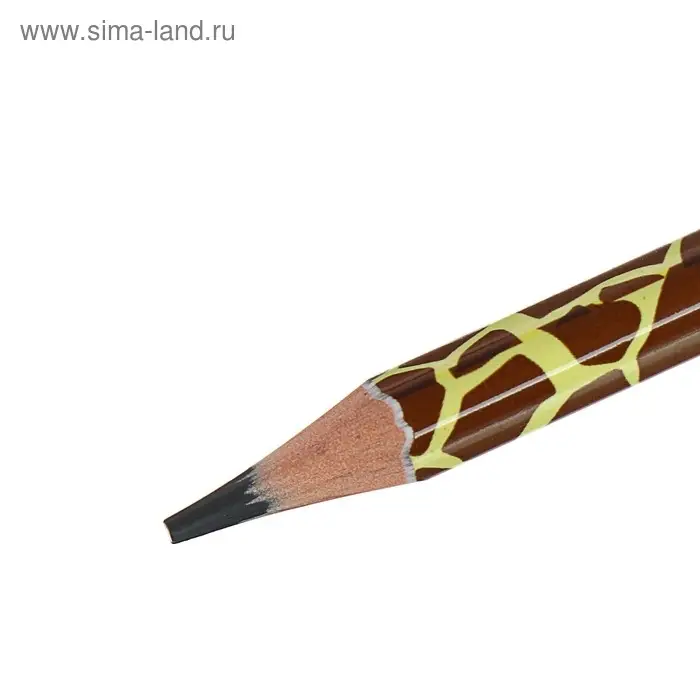 Карандаш чернографитный 3 мм ArtGraphix. Fun  Карандаш чернографитный 3 мм ArtGraphix. Fun "Жираф", НВ, трёхгранный, пластиковый корпус