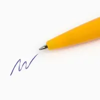 Ручка шариковая, пластик автоматическая, синяя паста 0.7 мм «Лучший учитель»
