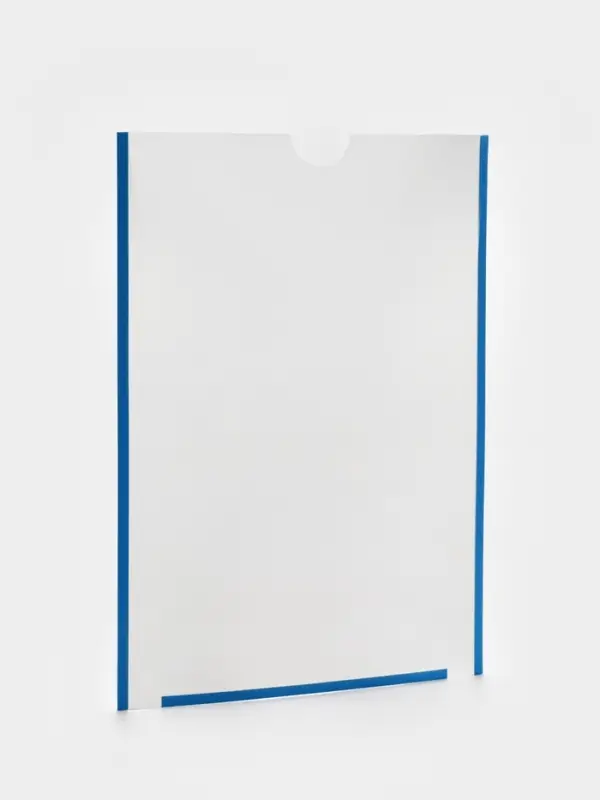 Карман плоский А4, 22.3&times;0.2&times;31 см, с двухсторонним скотчем для крепления ПЭТ 0.7 мм В ЗАЩИТНОЙ ПЛЁНКЕ