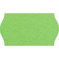 Этикет-лента 22х12 зел волна 1000шт/рул 10рул/уп