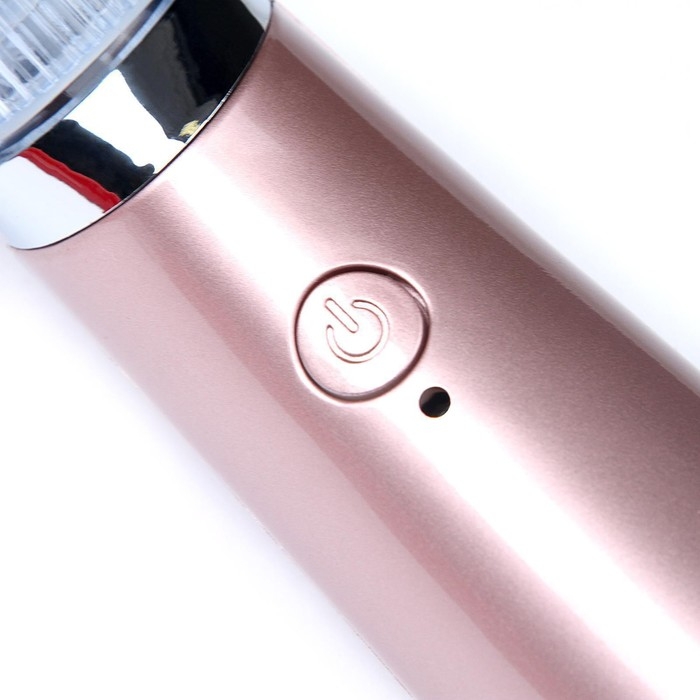 Вакуумный массажёр для чистки лица Luazon LMZ-050, 4 насадки, АКБ, розовый Вакуумный массажёр для чистки лица Luazon LMZ-050, 4 насадки, АКБ, розовый