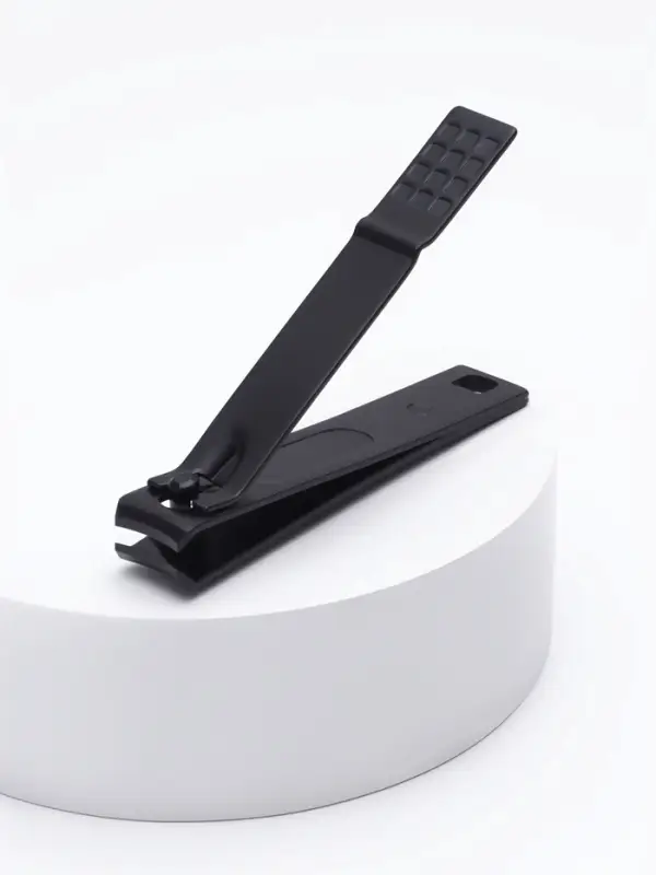 Кусачки книпсер педикюрные, 8 см, на блистере, чёрные