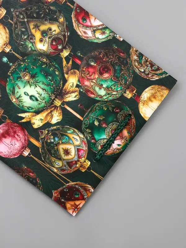 Пакет подарочный новогодний ламинированный, «Игрушки Новогодние» , 18×10×22.3 см Пакет подарочный новогодний ламинированный, «Игрушки Новогодние» , 18×10×22.3 см