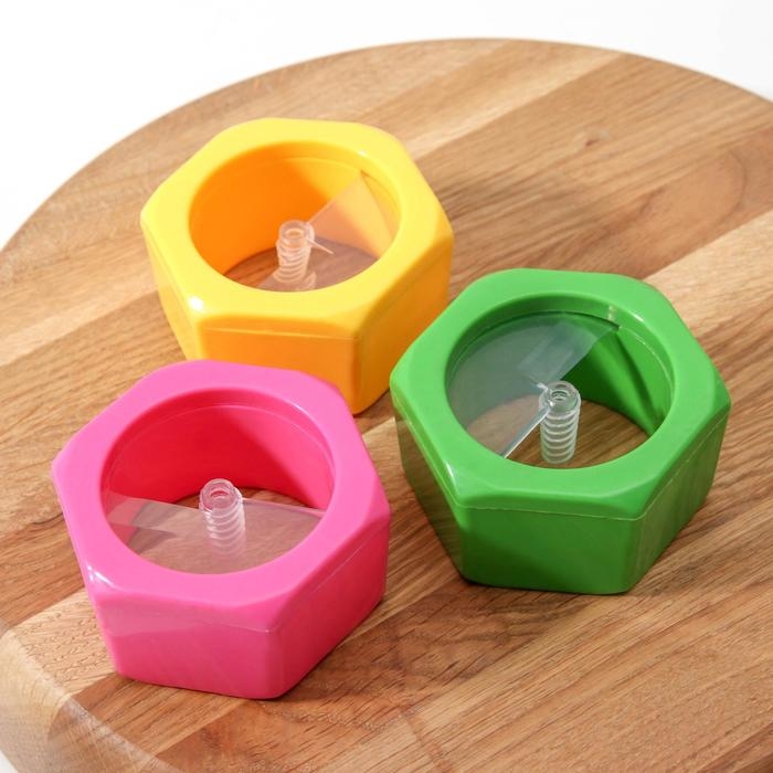 Нож для фигурной резки спиралью Доляна «Солнце», 8 см, цвет МИКС Нож для фигурной резки спиралью Доляна «Солнце», 8 см, цвет МИКС