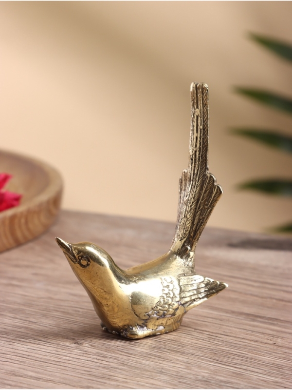 Сувенир бронза "Птичка" 9х4х10 см