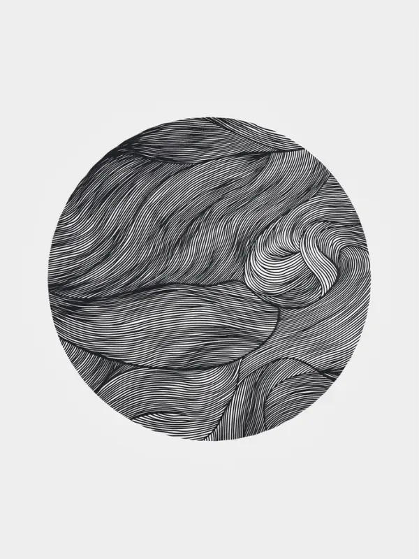 Набор салфеток сервировочных на стол Доляна &laquo;Матера&raquo;, 4 шт., 38&times;38 см, чёрный