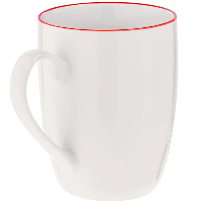 Кружка Simmy, белая с красным Кружка Simmy, белая с красным