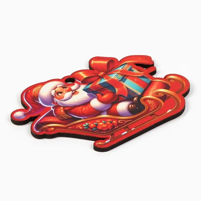 Ёлочная игрушка новогодняя «Дед Мороз», на Новый год, 10 х 8 см Ёлочная игрушка новогодняя «Дед Мороз», на Новый год, 10 х 8 см