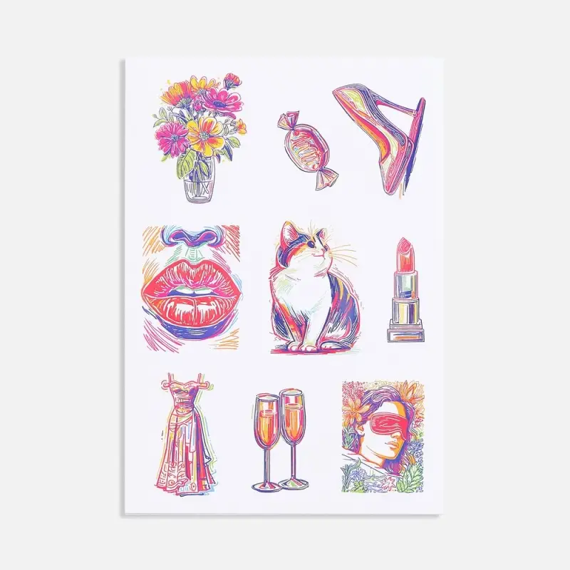 Стикерпак бумажный Thematic, 8 марта