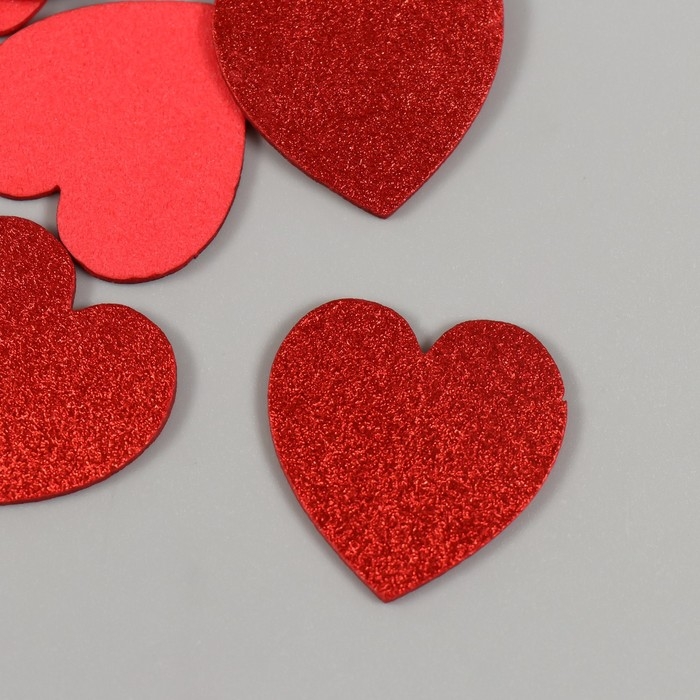 Декор для творчества Декор для творчества "Сердечки" 3 см (набор 10 шт)