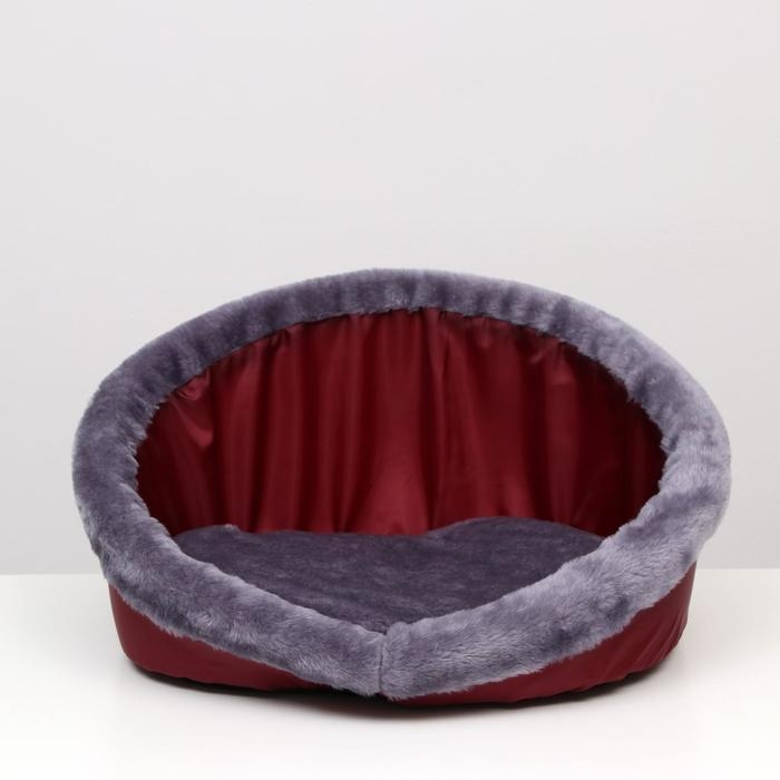 Лежак  Лежак "Ассоль", 57 x 32 x 28 см, красный