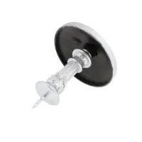 Держатель для штор CAPPIO KS033, d=98 мм, цвет серебро с золотом, 2 шт.