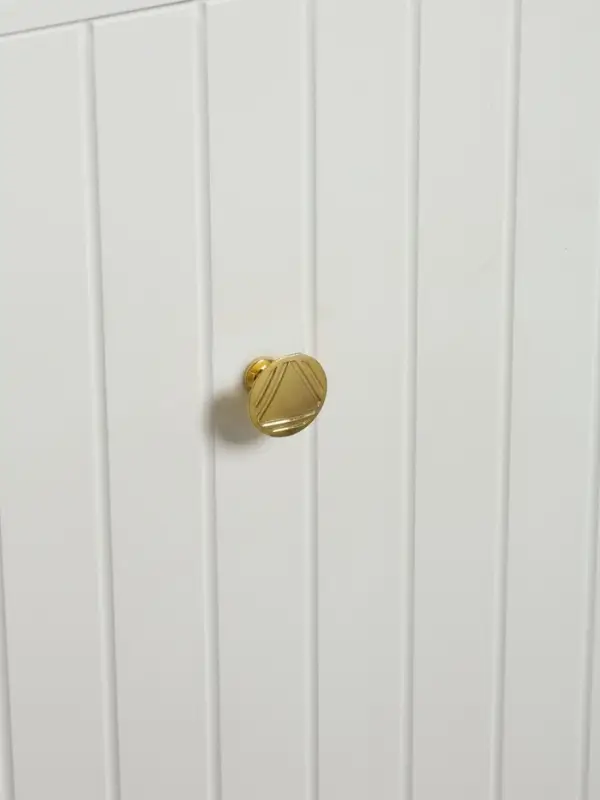 Ручка-кнопка ТУНДРА РК014GP, цвет золото, 8 шт.